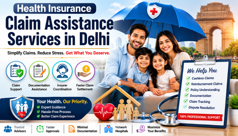 Health Insurance Claim Assistance Services in Delhi