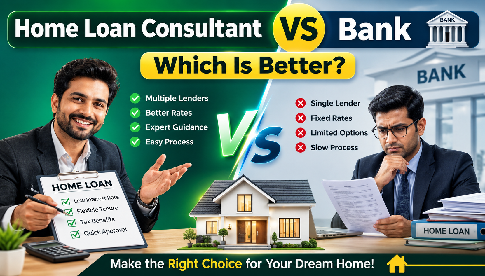 Home Loan Consultant vs Bank: Which Is Better?